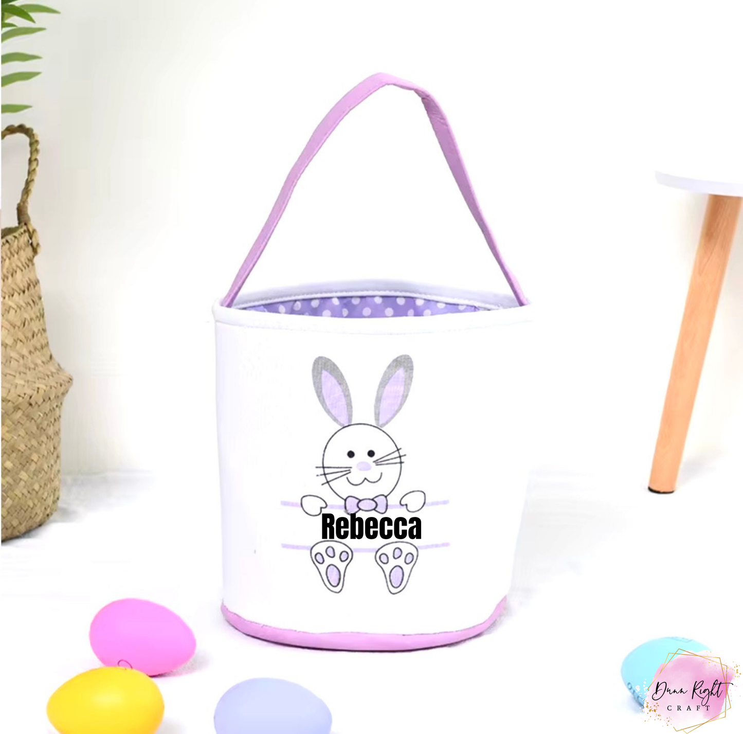 Personalized Kids Easter Baskets - Dunn Right Craft
