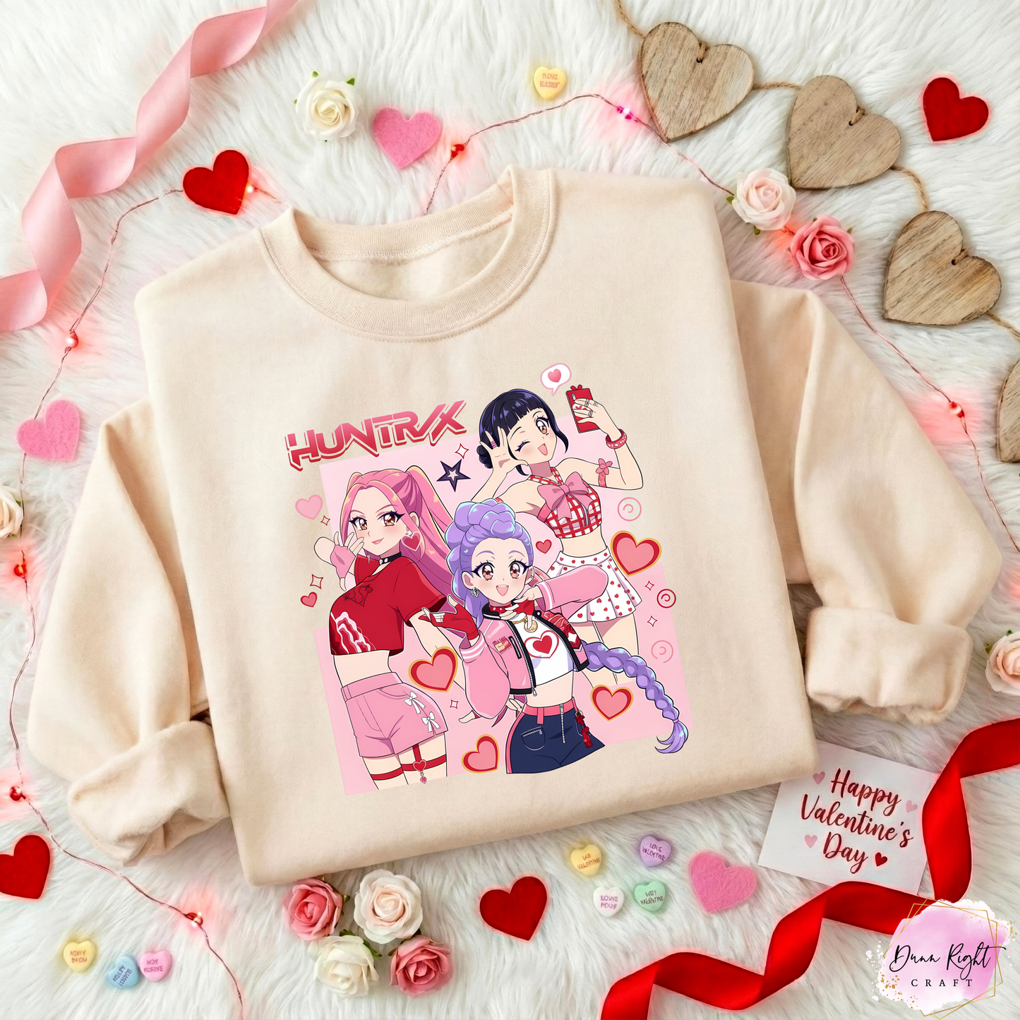 Huntrix K-Pop Demon Hunters Sweatshirt - Dunn Right Craft