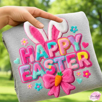 Happy Easter Bunny Ears Shirt - Dunn Right Craft