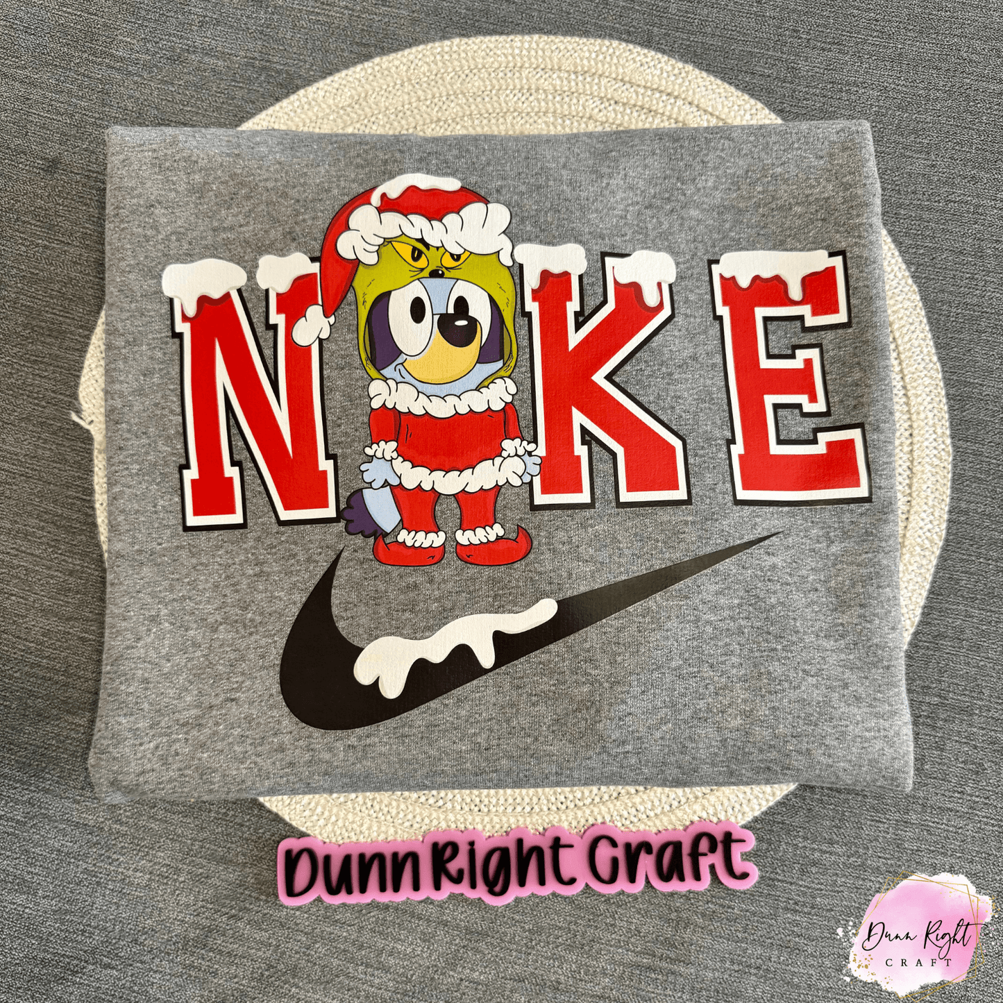 Christmas  Bluey/Grinch Sweatshirt