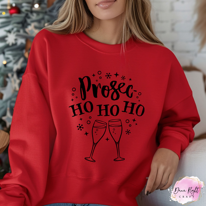 Prosec-Ho Ho Ho Christmas Sweatshirt