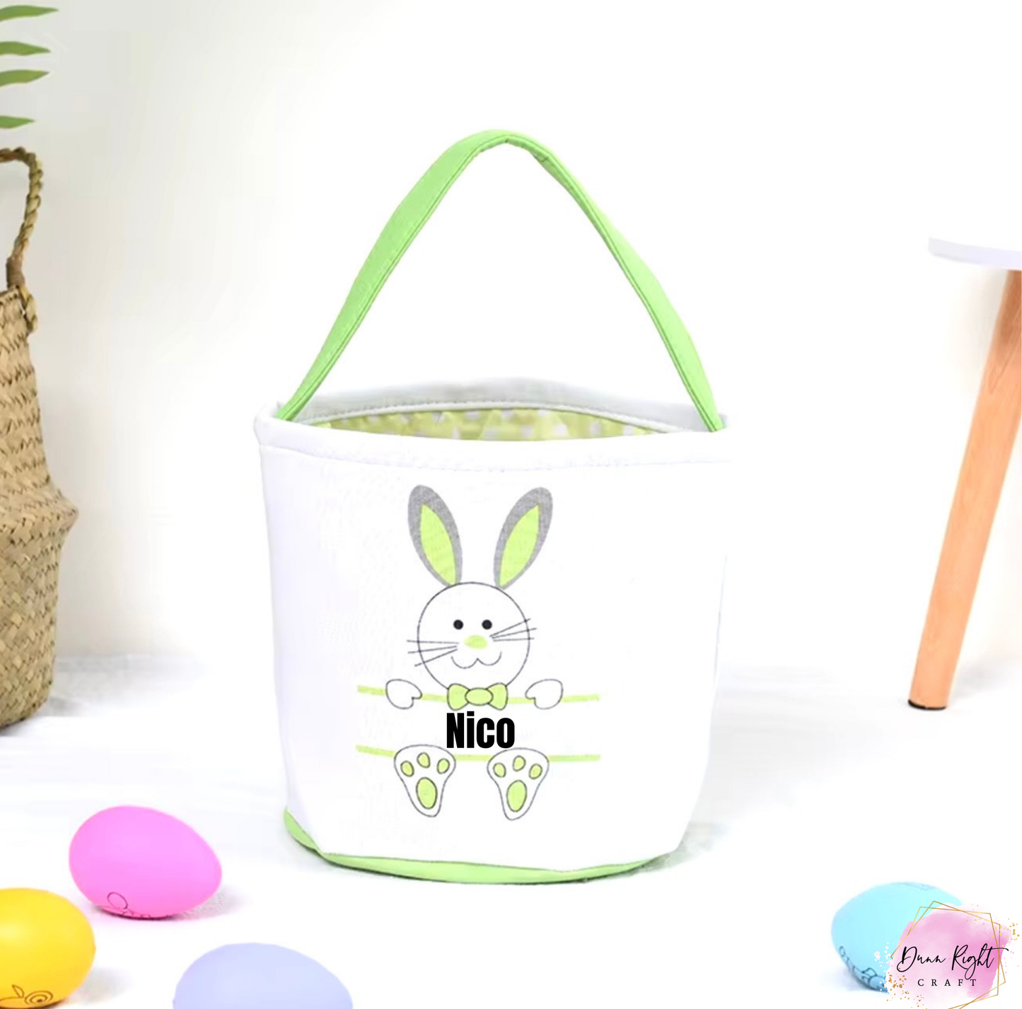 Personalized Kids Easter Baskets - Dunn Right Craft