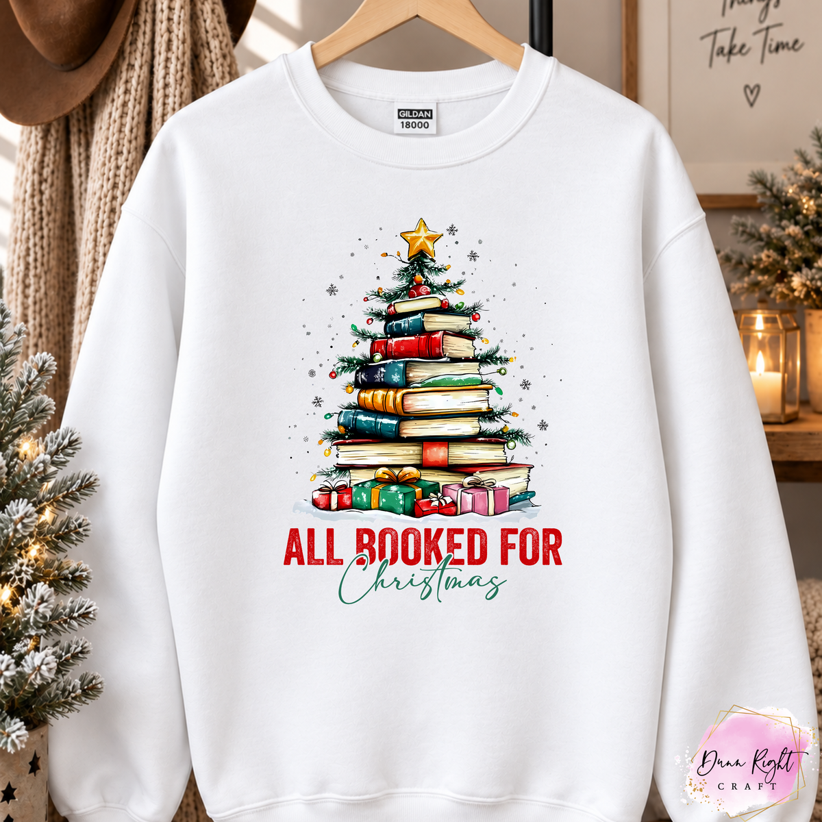 All Booked for Christmas - Dunn Right Craft
