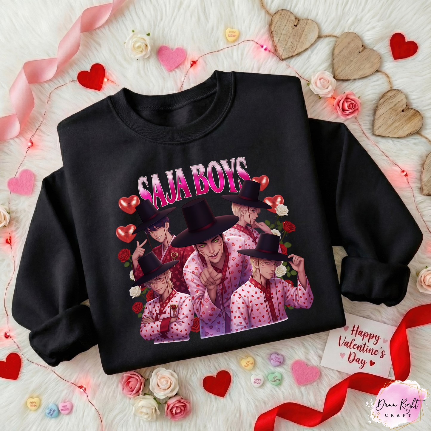 Saja Boys K-Pop Demon Hunters Sweatshirt - Dunn Right Craft