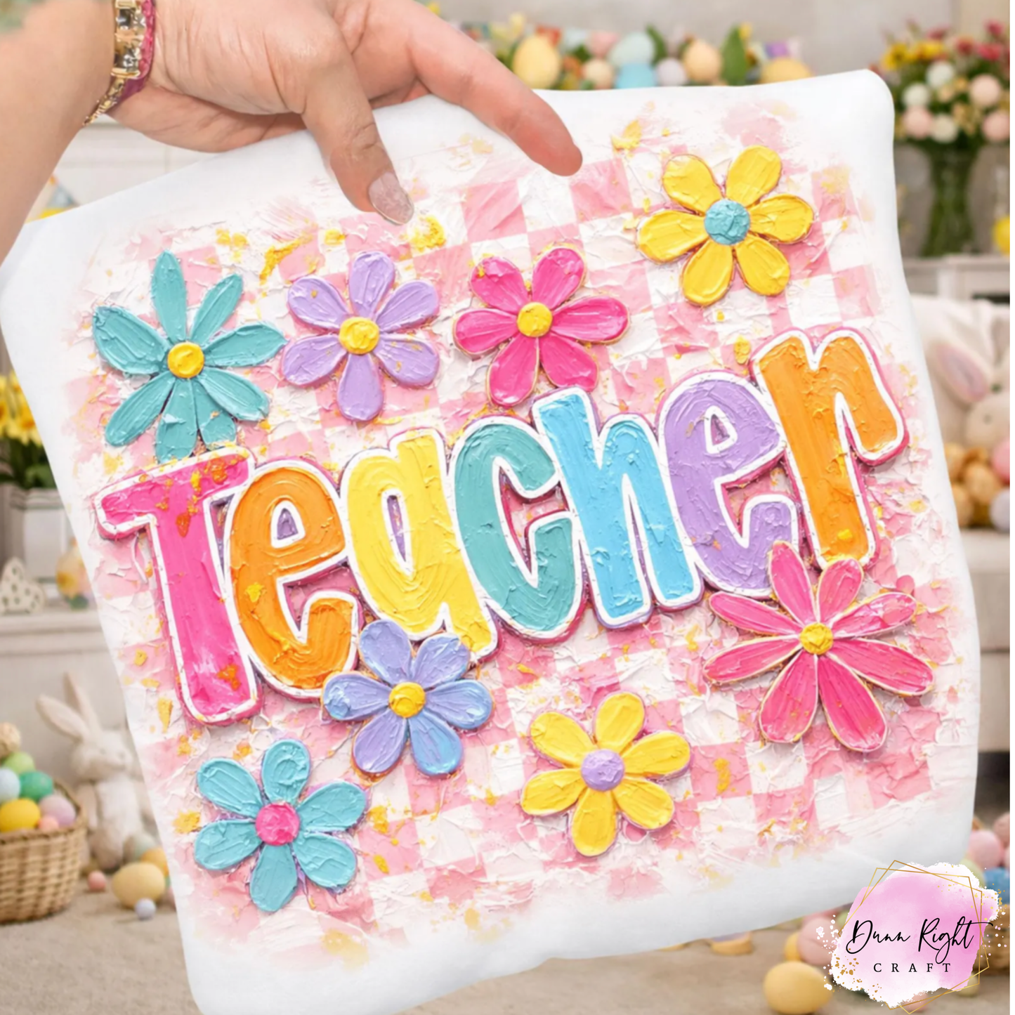 Colorful Graphic Tee for Educators - Dunn Right Craft