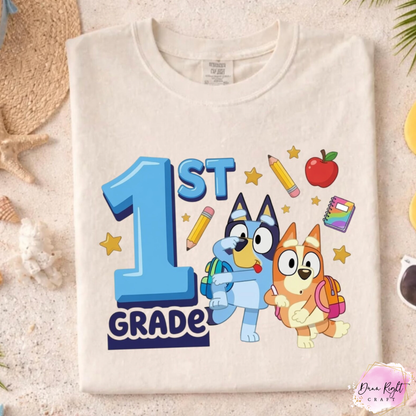 Blue Dog Back To School