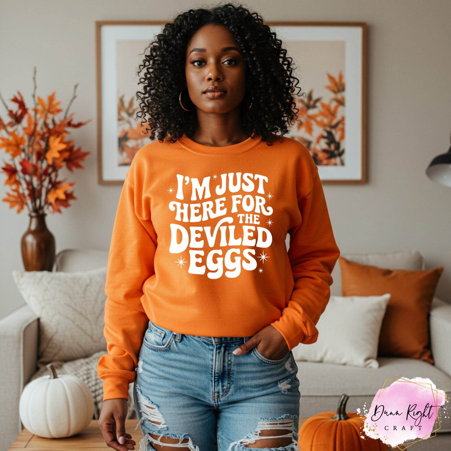 I’m Just Here for the Deviled Eggs Sweatshirt