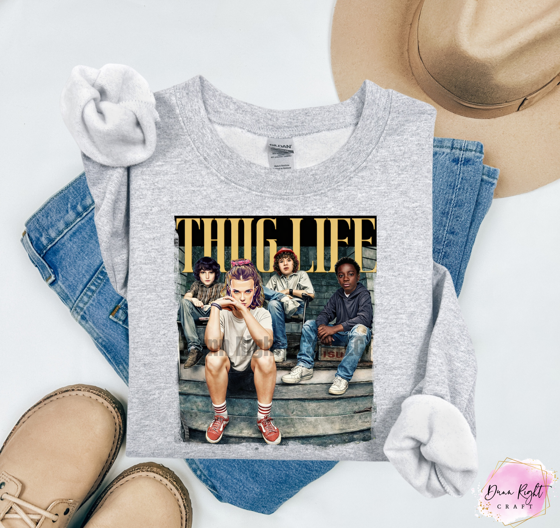 Thug Life Stranger Things Inspired - Dunn Right Craft