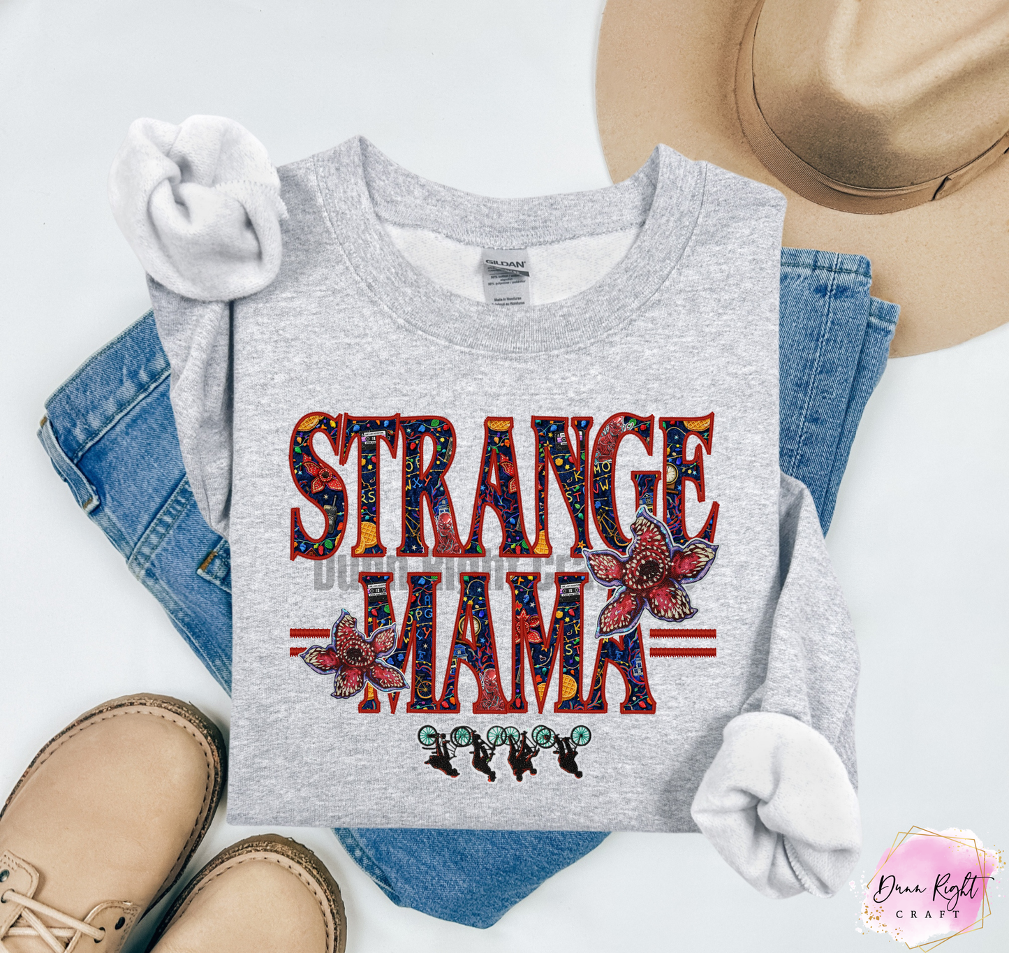 Stranger Things Mama Graphic Shirt - Dunn Right Craft