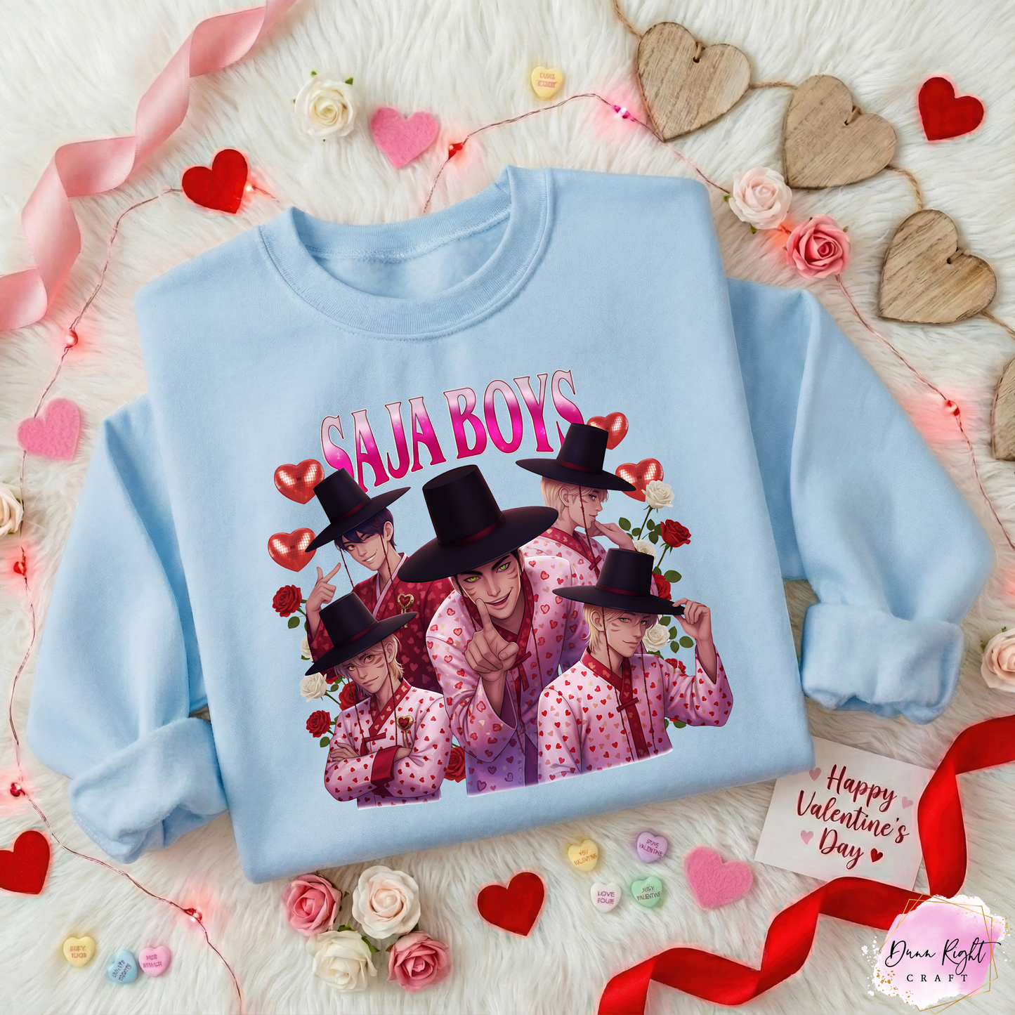 Saja Boys K-Pop Demon Hunters Sweatshirt - Dunn Right Craft