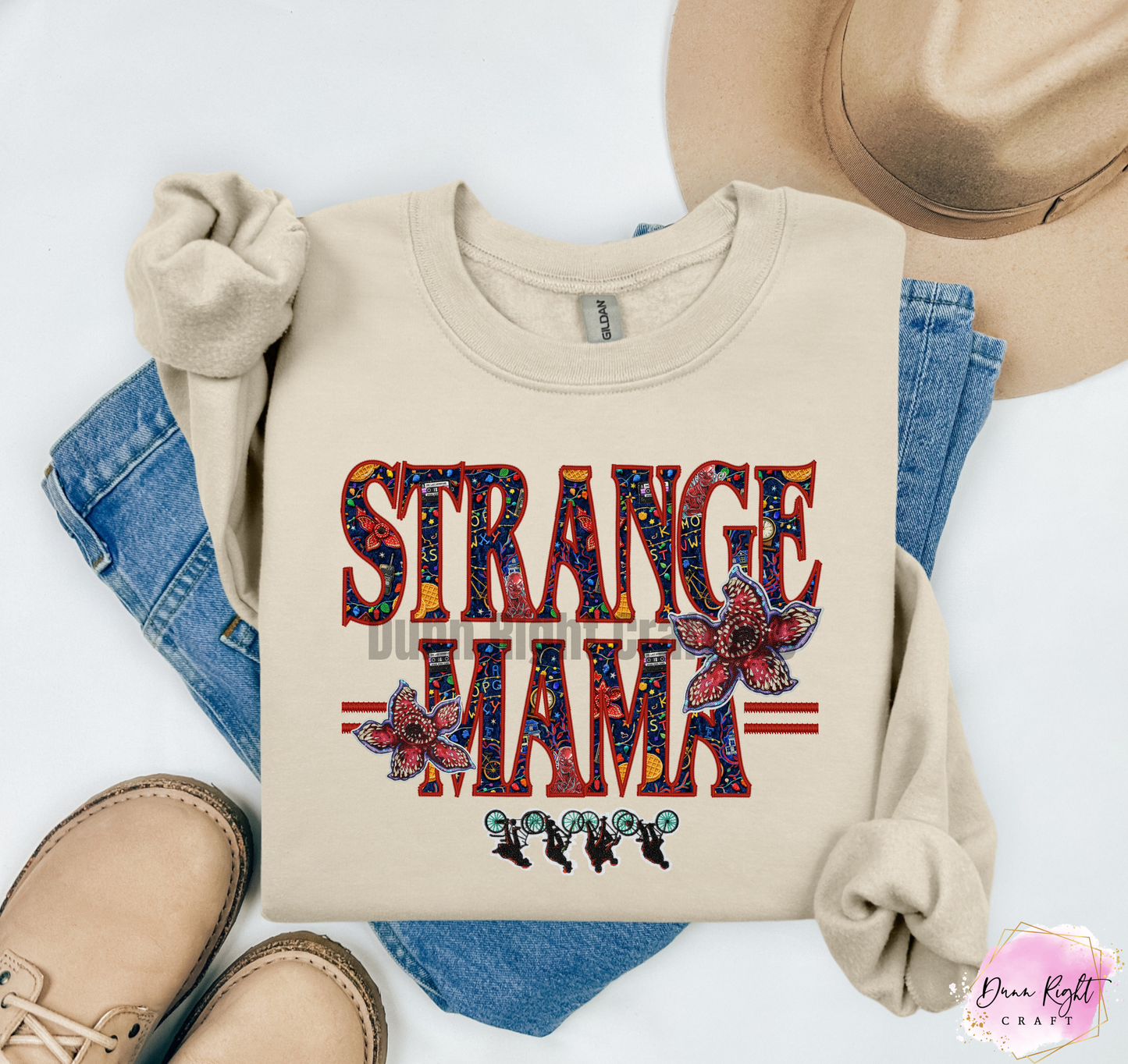 Stranger Things Mama Graphic Shirt - Dunn Right Craft