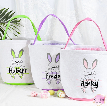 Personalized Kids Easter Baskets - Dunn Right Craft