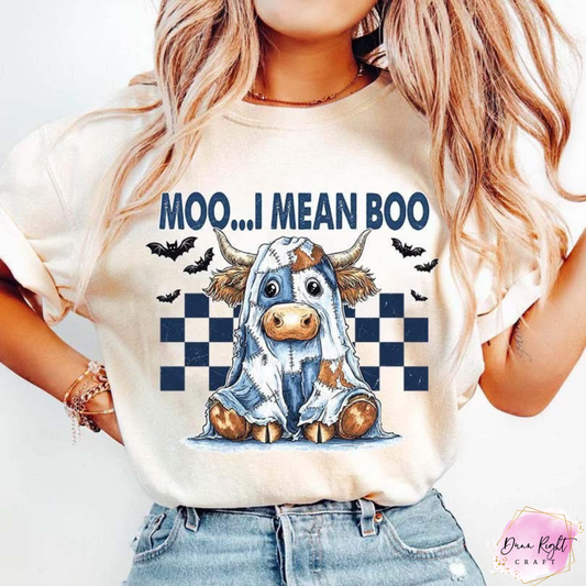 Moo I Mean Boo Shirt