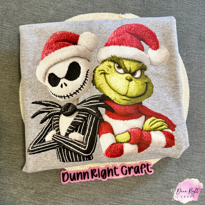 Jack & Grinch Christmas Sweatshirt