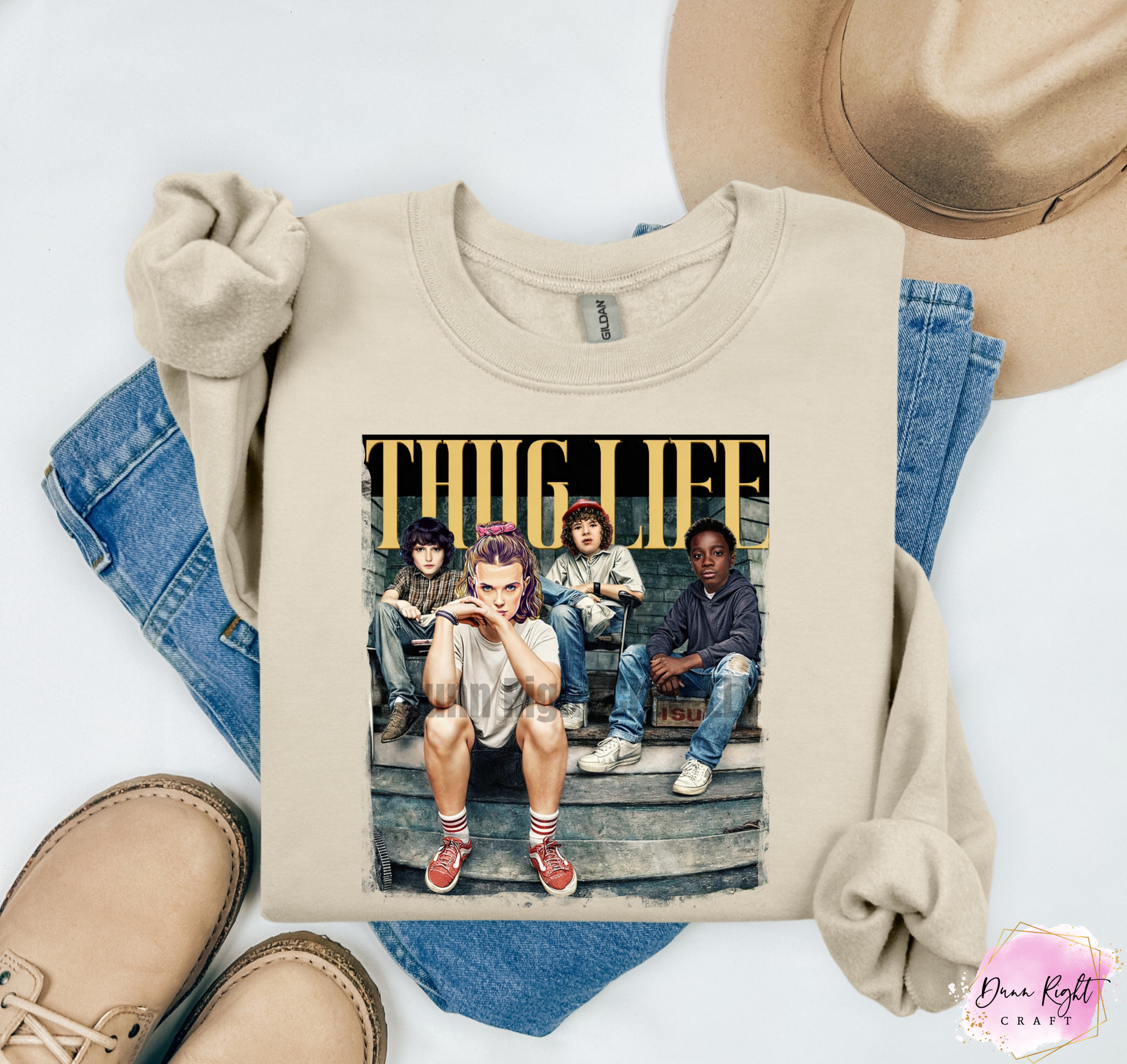 Thug Life Stranger Things Inspired - Dunn Right Craft
