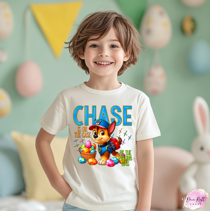 Chase Missing Eggs Easter Shirt Paw Patrol - Dunn Right Craft