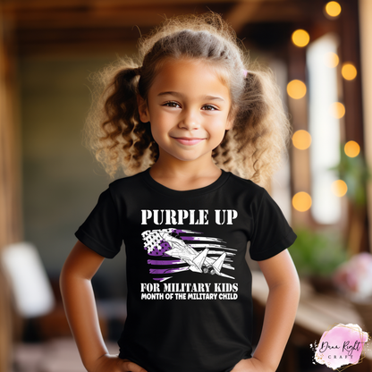 Jets Purple Up For Military Kids - Dunn Right Craft