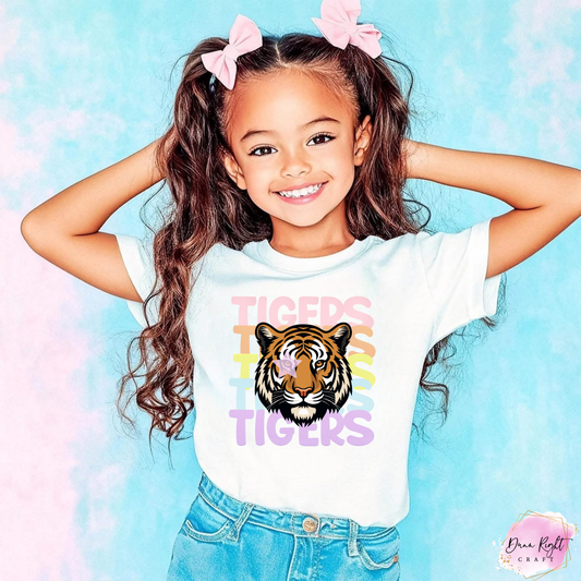 Rainbow Tigers Kids Shirt