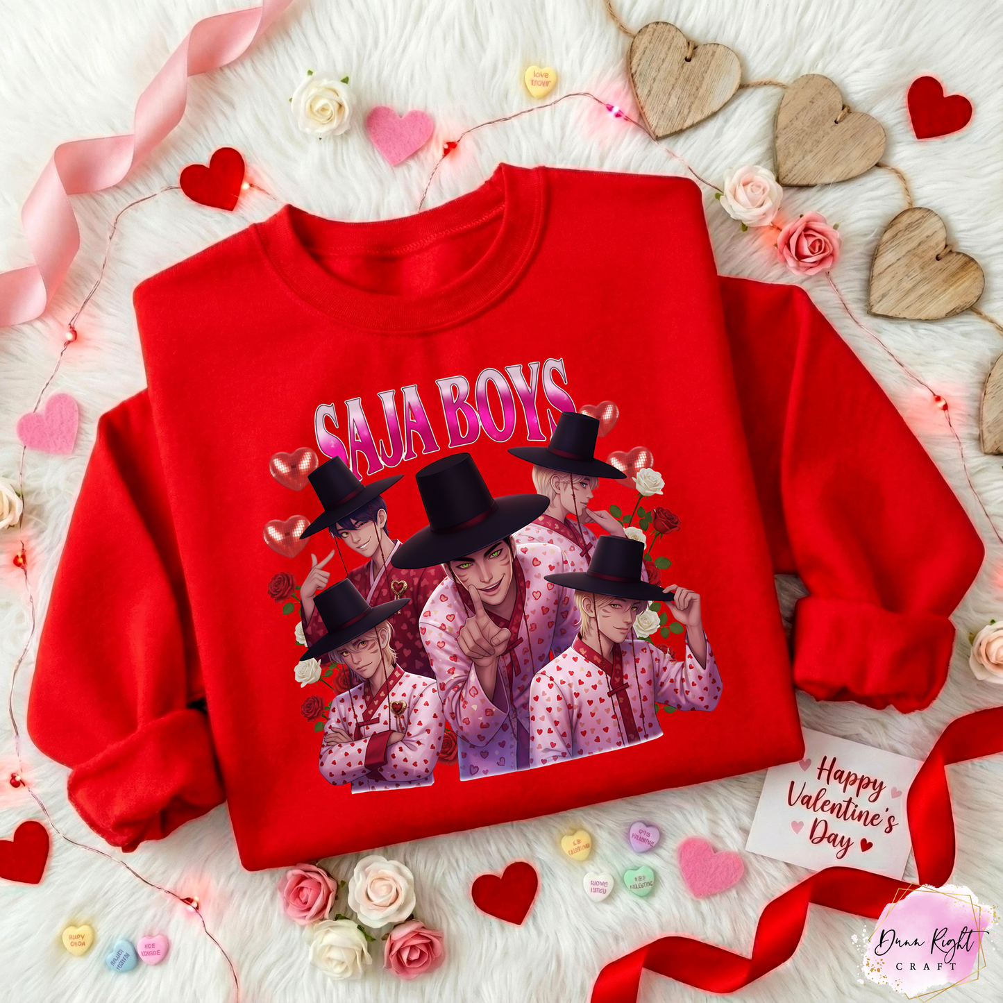 Saja Boys K-Pop Demon Hunters Sweatshirt - Dunn Right Craft