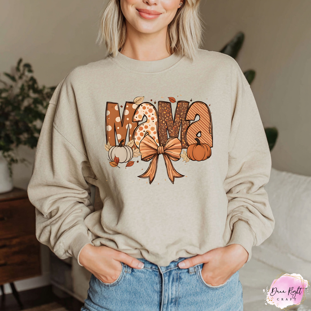 Mama Fall Crewneck - Dunn Right Craft