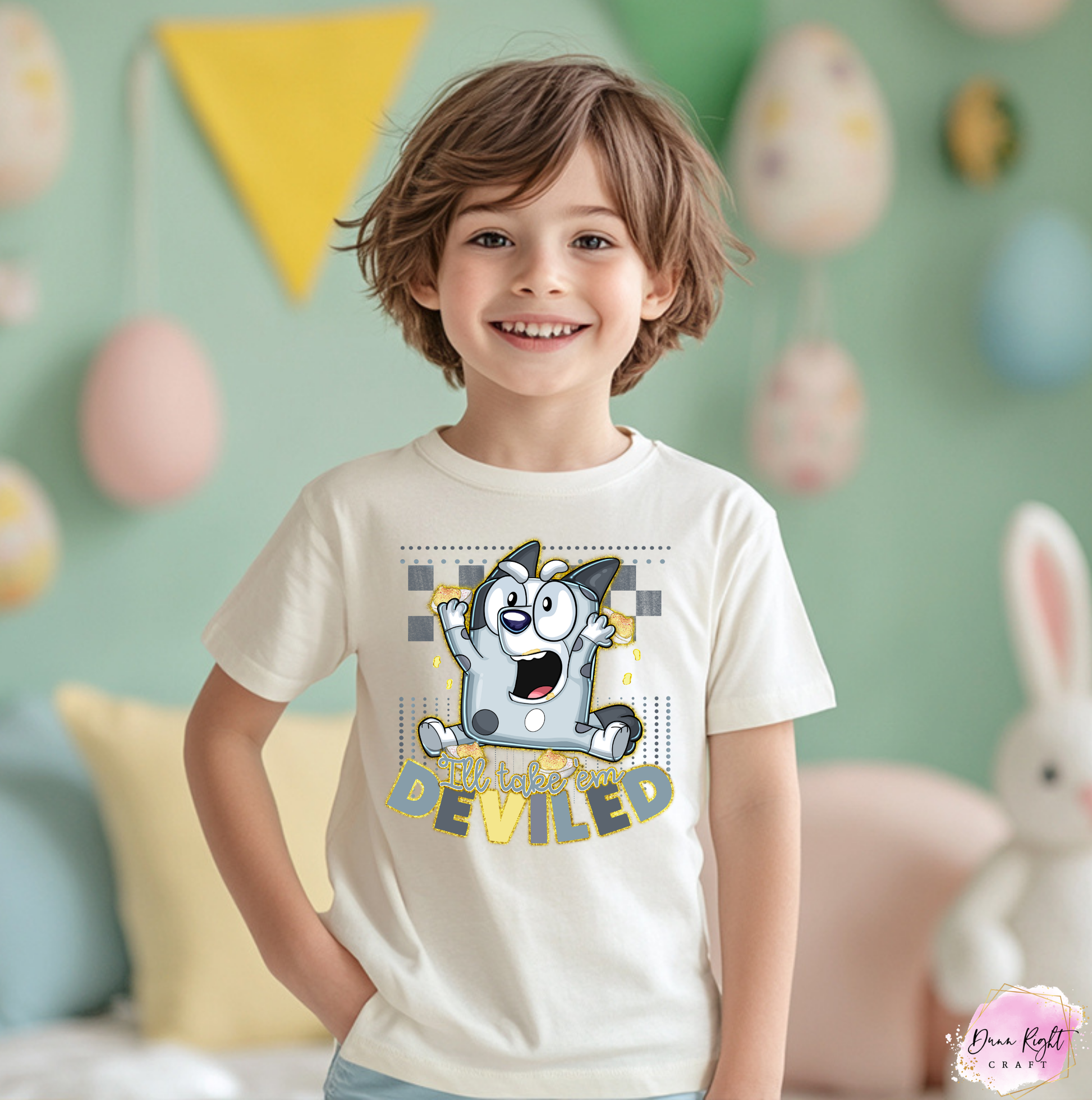 Huntrix Easter Shirt - Girls Bunny Ears - Dunn Right Craft