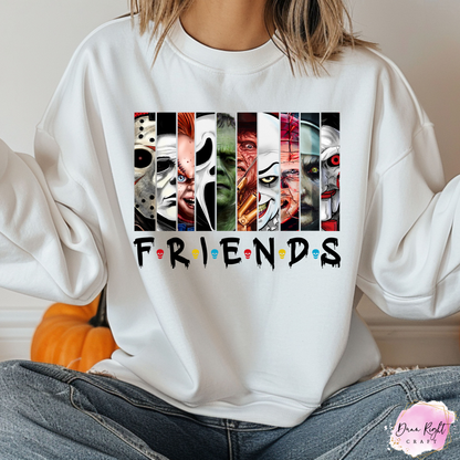 Friends Horror Character Sweatshirt
