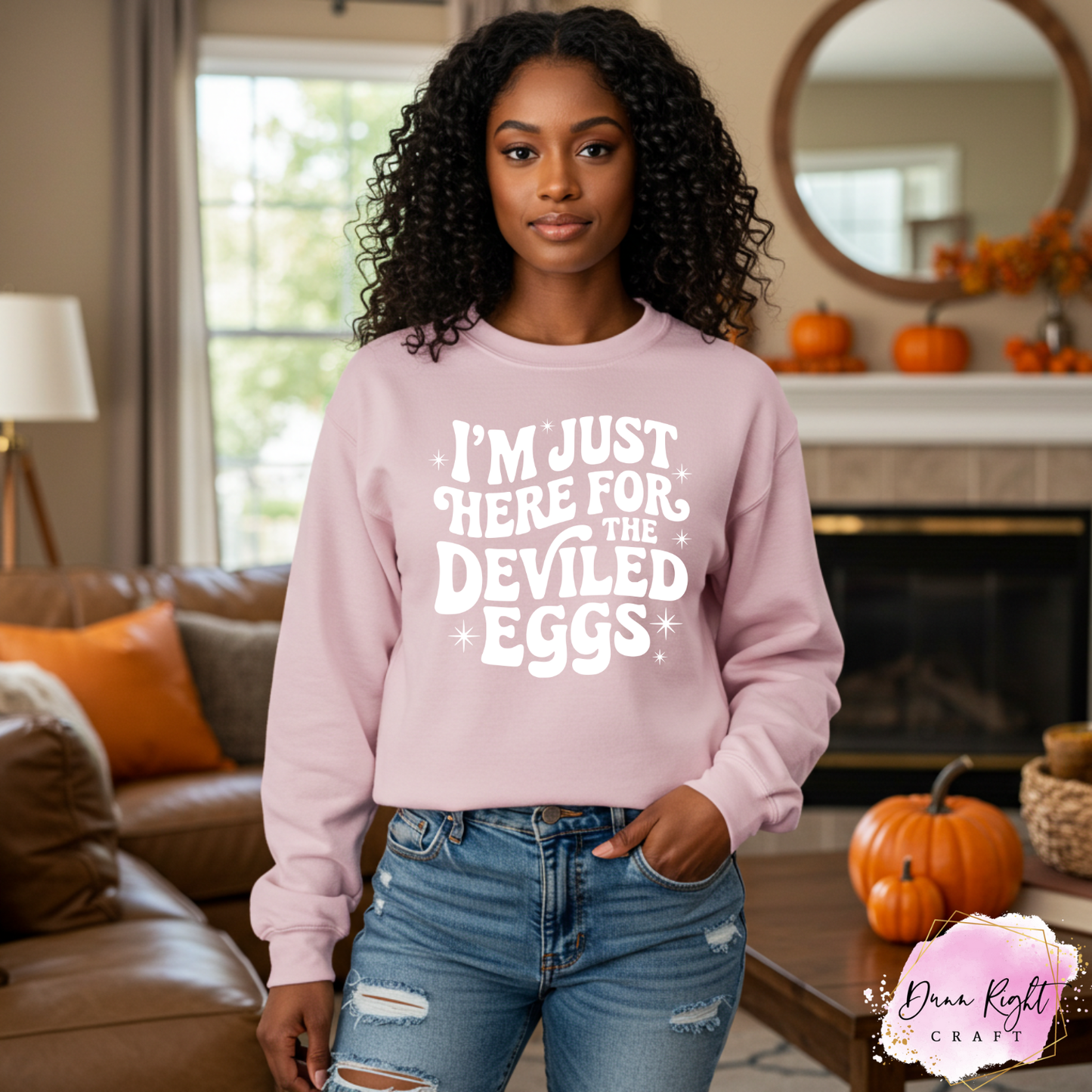 I’m Just Here for the Deviled Eggs Sweatshirt