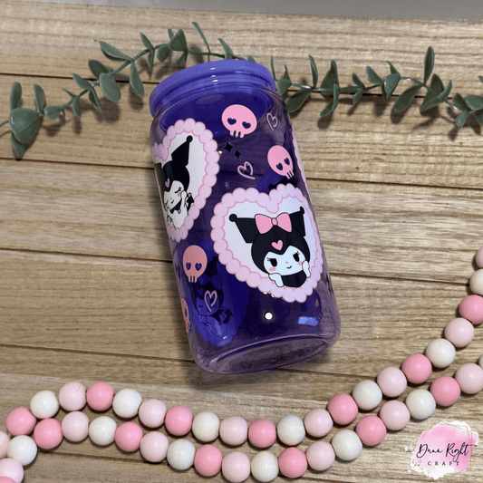 Kuromi 16 oz Libby Cup - Dunn Right Craft
