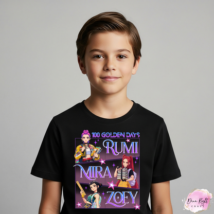 K-Pop Demon Hunters 100 Golden Days Shirt