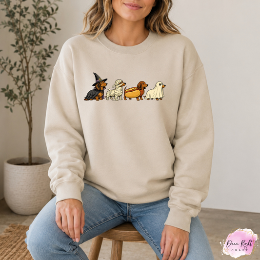 Wiener Dogs Halloween - Dunn Right Craft