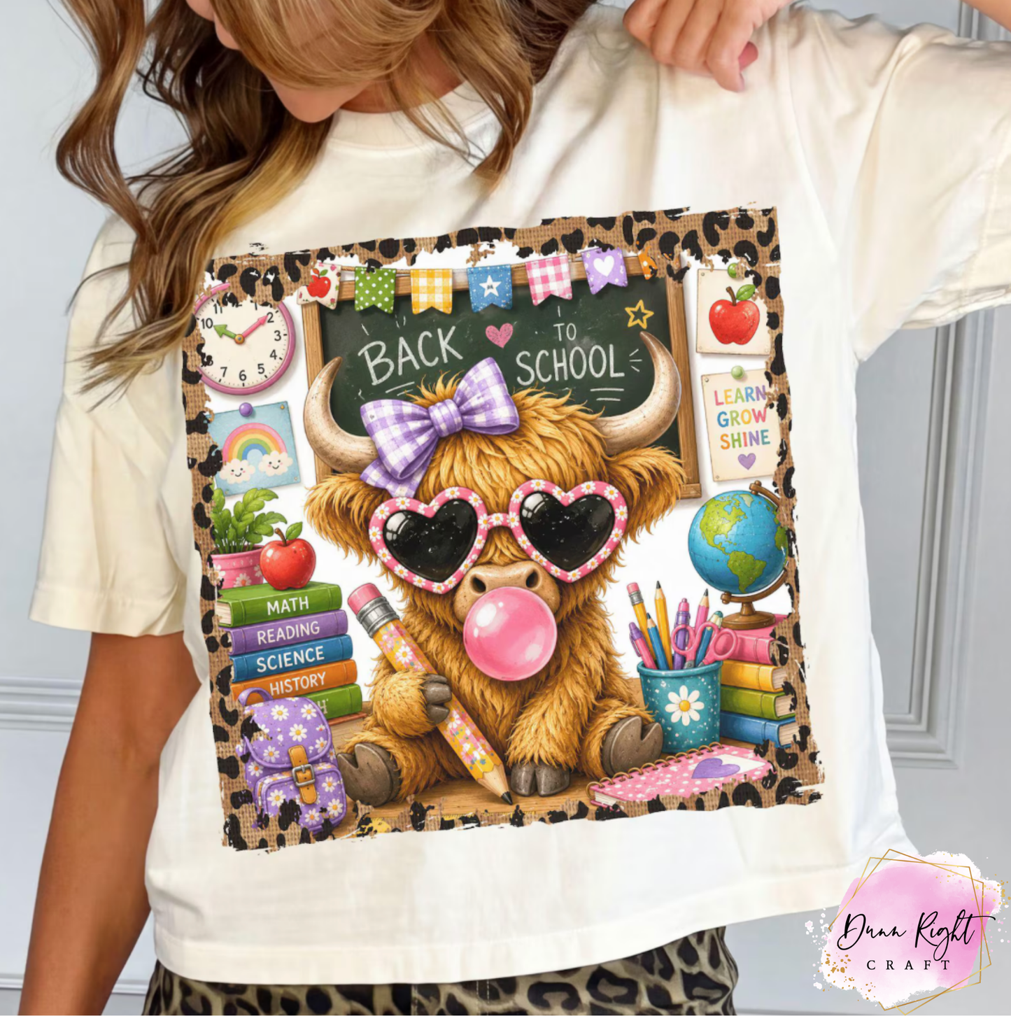 Bubble Cow Back To School