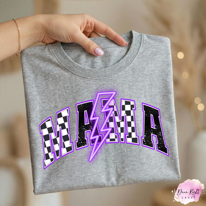 MAMA Shirt PURPLE UP - Dunn Right Craft