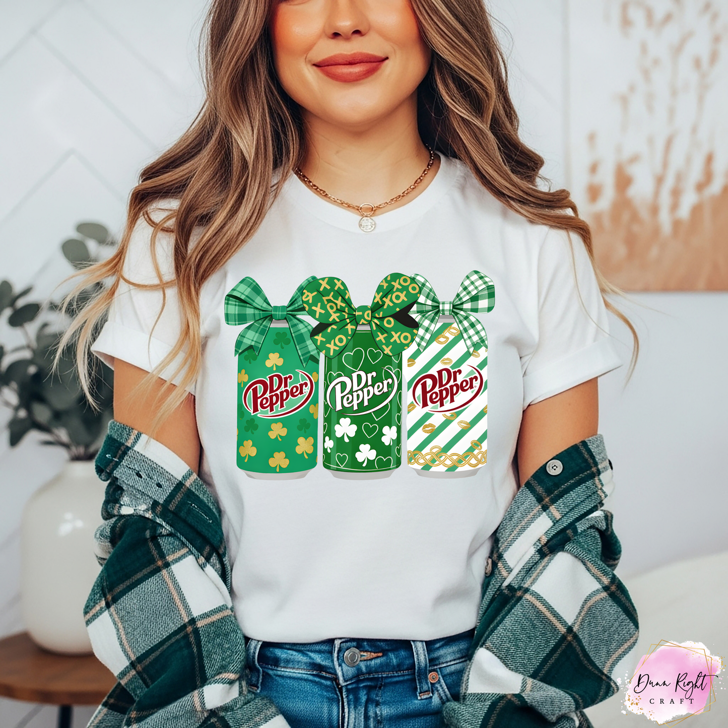 St Patrick's Day Dr Pepper Shirt - Dunn Right Craft