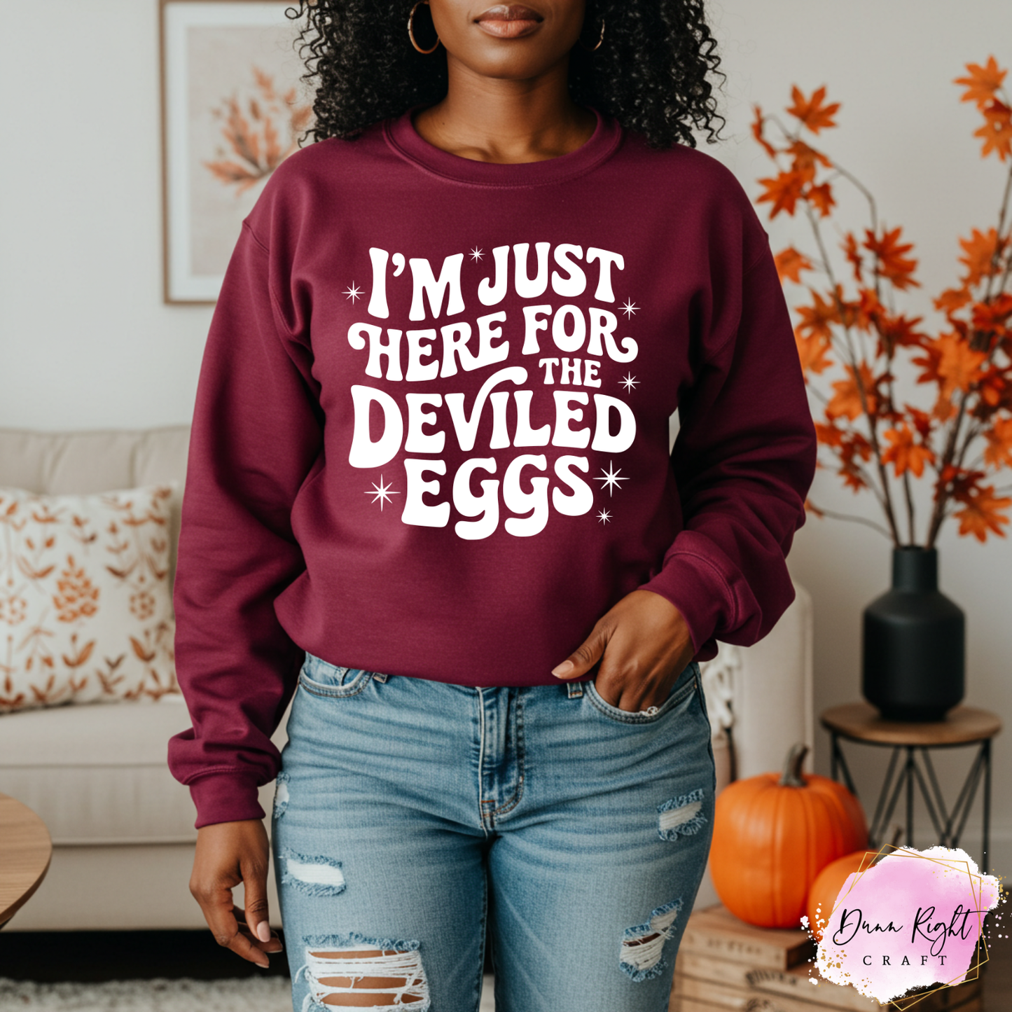 I’m Just Here for the Deviled Eggs Sweatshirt
