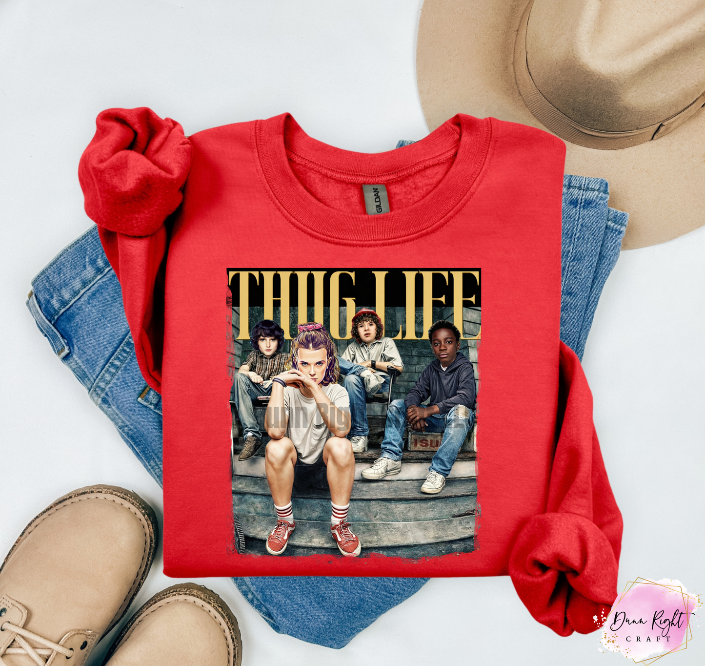 Thug Life Stranger Things Inspired - Dunn Right Craft