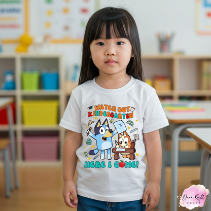 Watch Out Kindergarten, Here I Come Back to School Tee