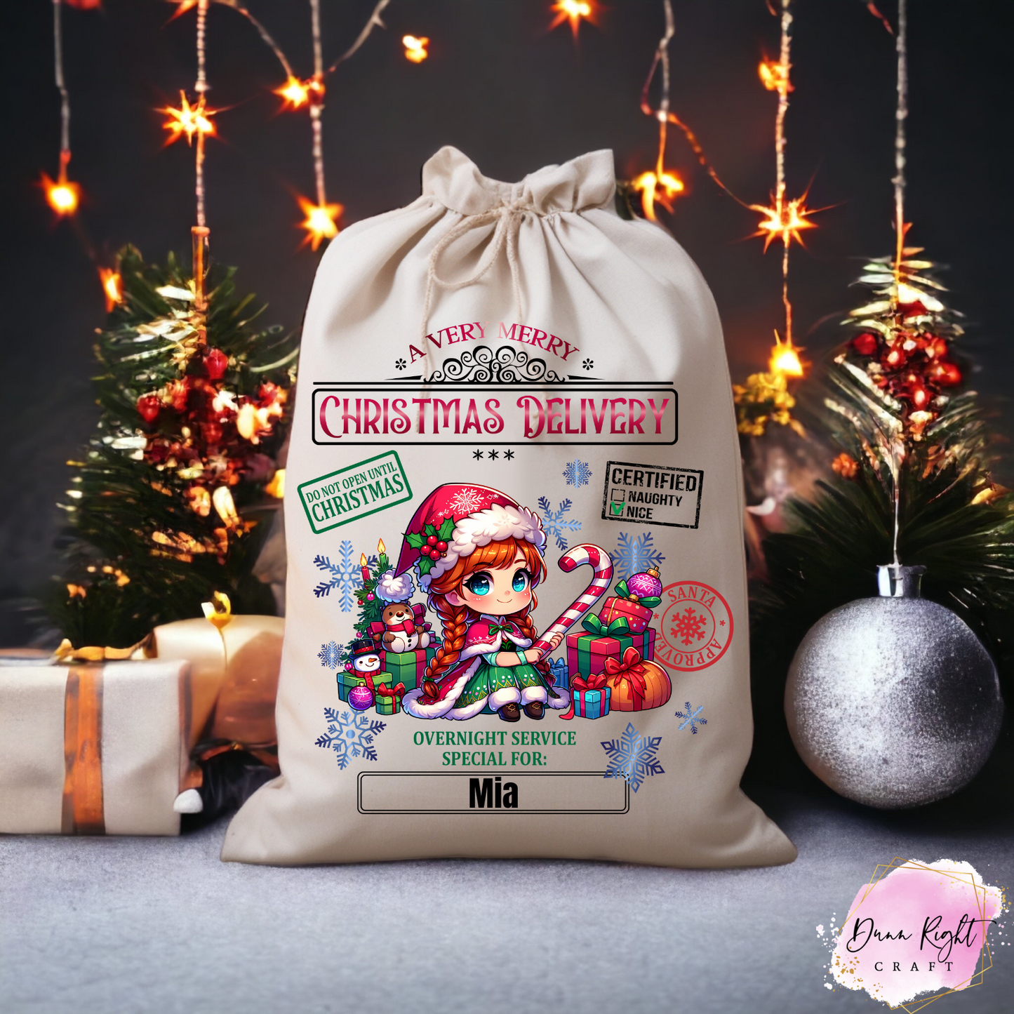 Anna Personalized Christmas Sack