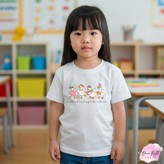 Cute Back to School Duck Squad Tee for kids