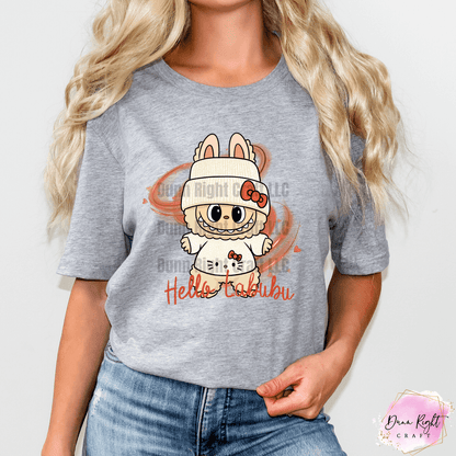 Hello Lubabu Bunny Tee / Kawaii Style Graphic Shirt