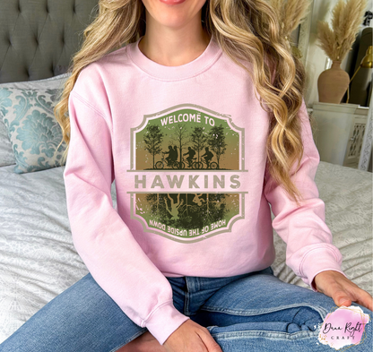 Welcome To Hawkins Graphic Shirt - Dunn Right Craft