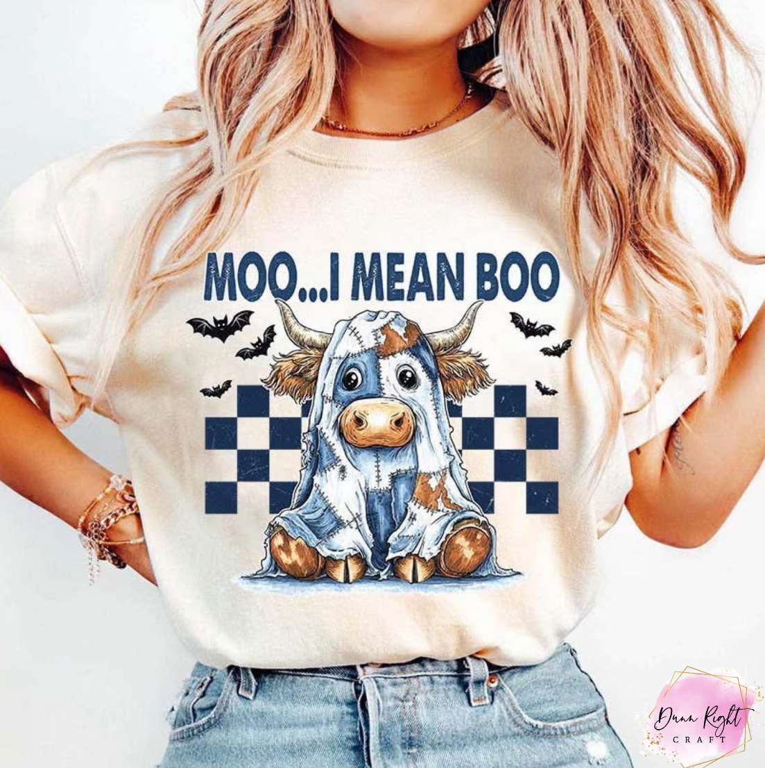 Moo...I Mean Boo - Dunn Right Craft