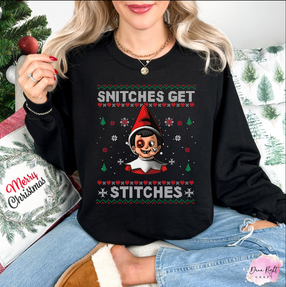 Snitches Get Stitches - Dunn Right Craft