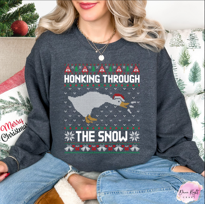 Honking Through the Snow Christmas - Dunn Right Craft
