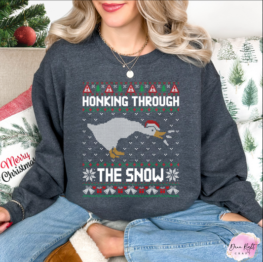 Honking Through the Snow Christmas - Dunn Right Craft