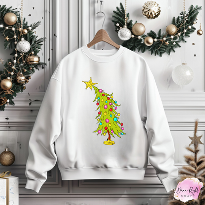 Whimsical Christmas Tree Crewneck