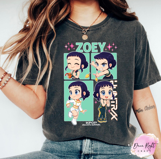 Zoey K-Pop Huntrix T Shirt