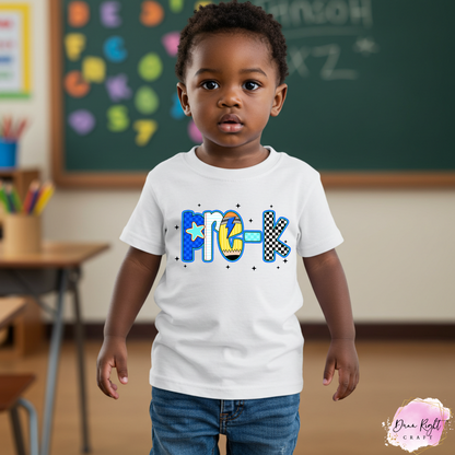 Personalized Back to School Shirt – Bold Star & Lightning Design Tee