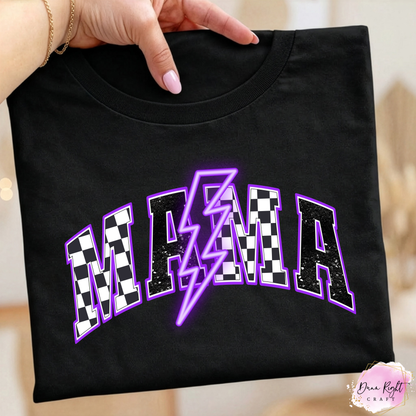 MAMA Shirt PURPLE UP - Dunn Right Craft