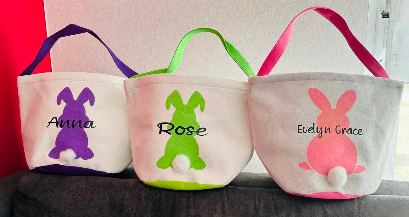 Custom Kids Easter Baskets - Dunn Right Craft