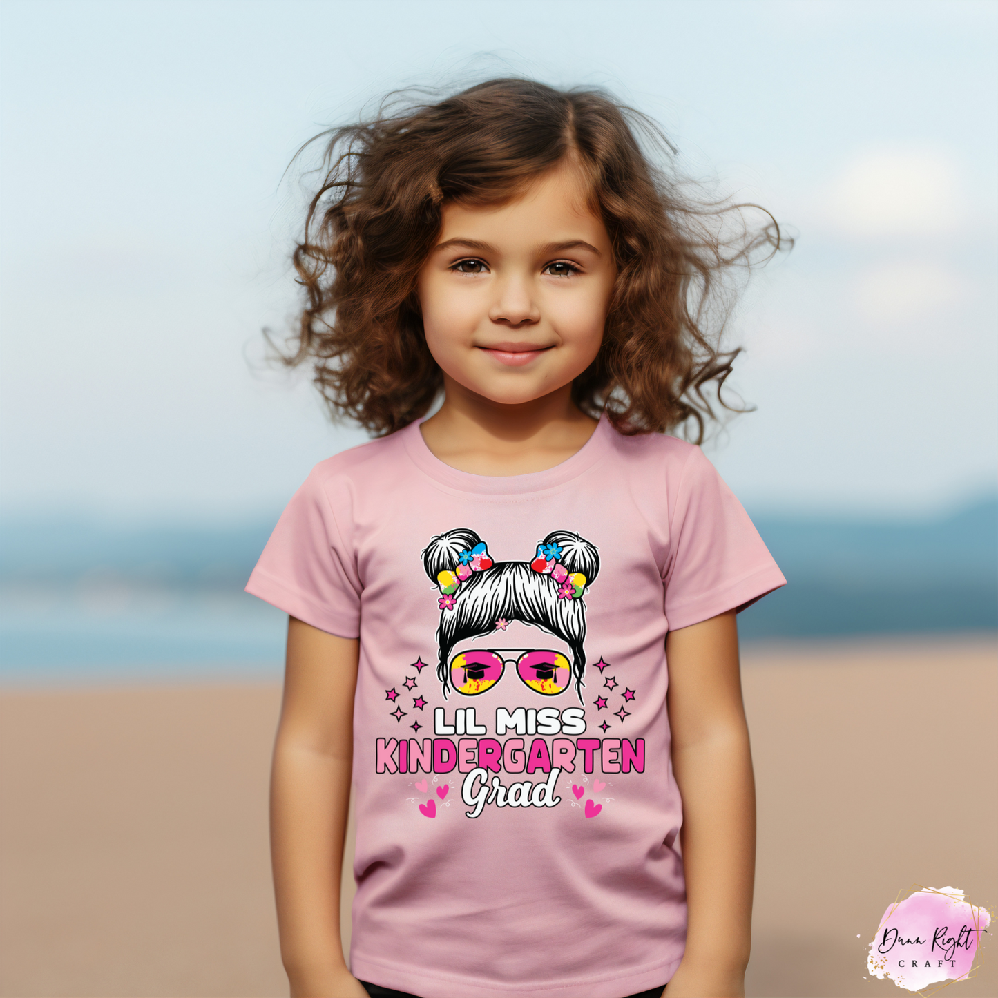 Lil Miss Kindergarten Grad Shirt – Cute Graduation Tee for Girls